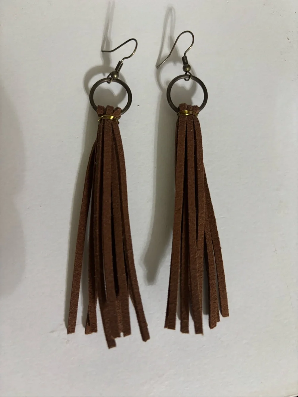 Brown Tassel Drop Earrings - Women Jewelry